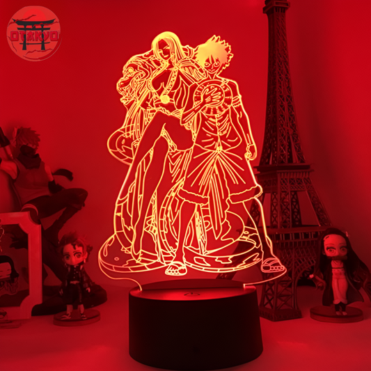 Lampe Led Luffy "2D3Y" x Hancock - One Piece™