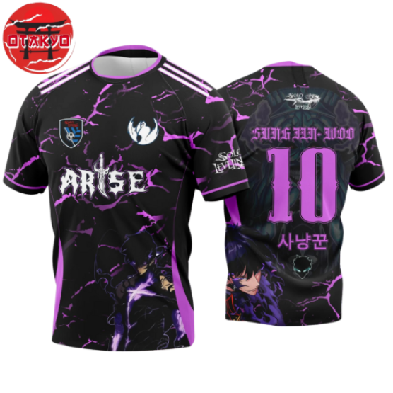 Maillot De Foot Sung Jin-Woo "Arise" - Solo Leveling™
