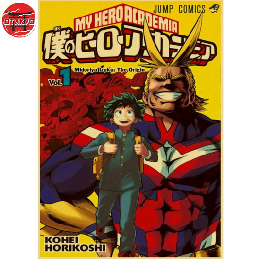 Poster All Might x Deku - My Hero Academia™