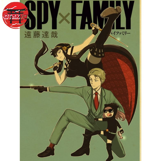 Poster Famille Forger "Combat" - Spy x Family™