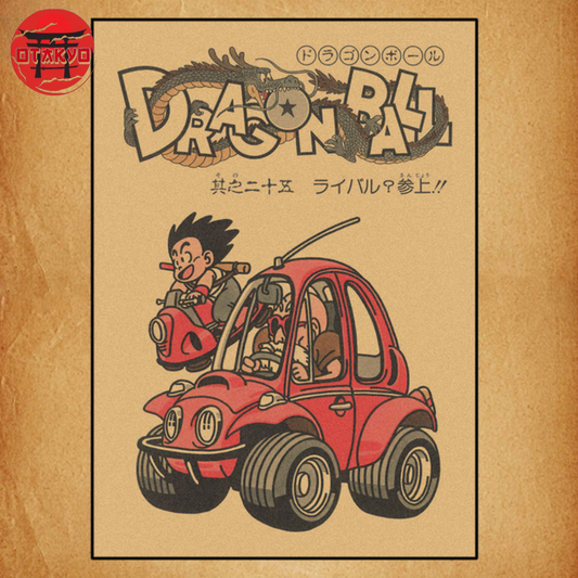 Poster Goku "Car" - Dragon Ball Z™