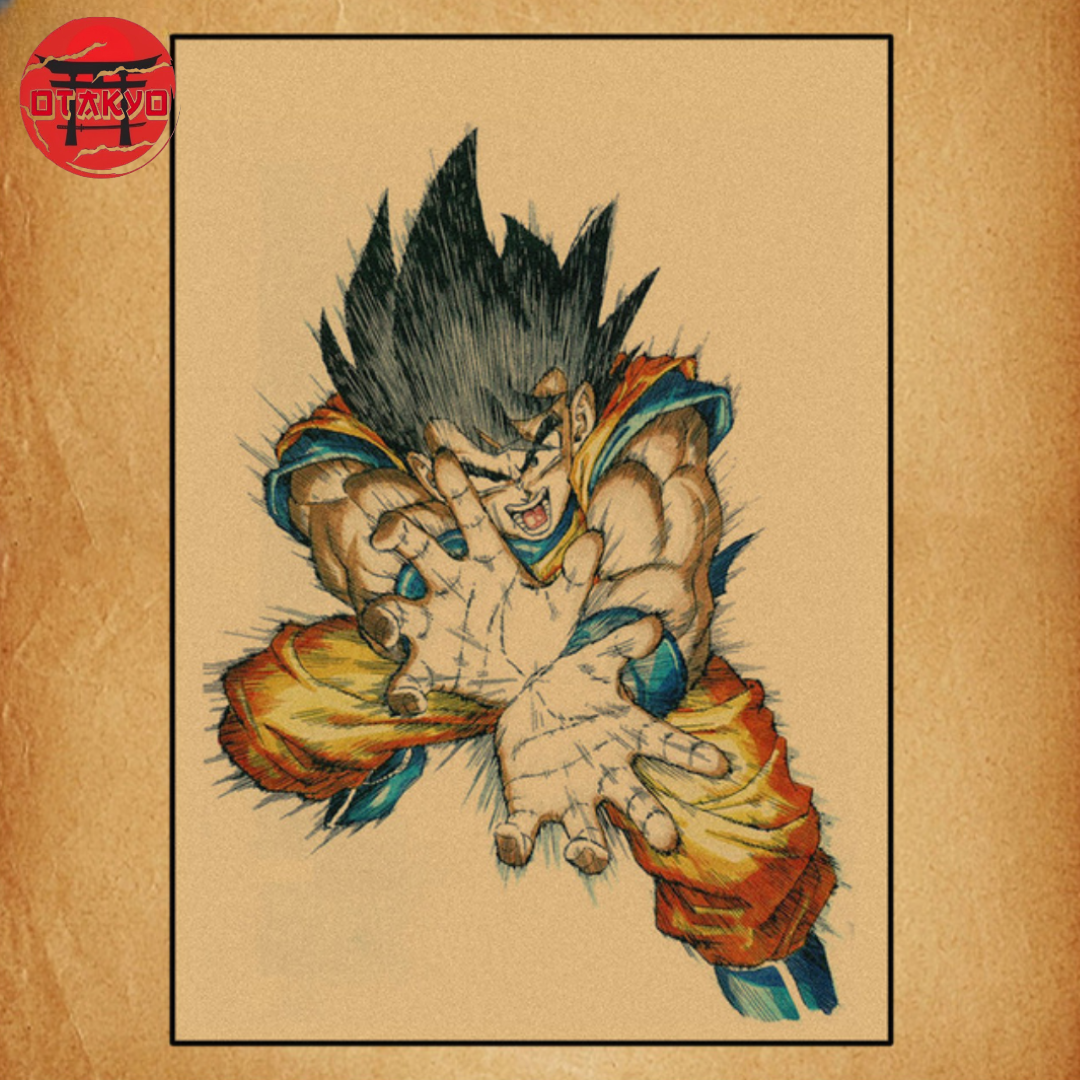Poster Goku Kamehameha - Dragon Ball Z™