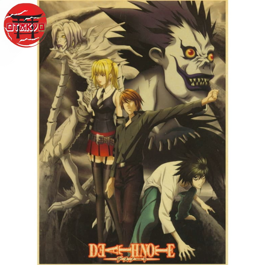 Poster Personnages Principaux - Death Note™
