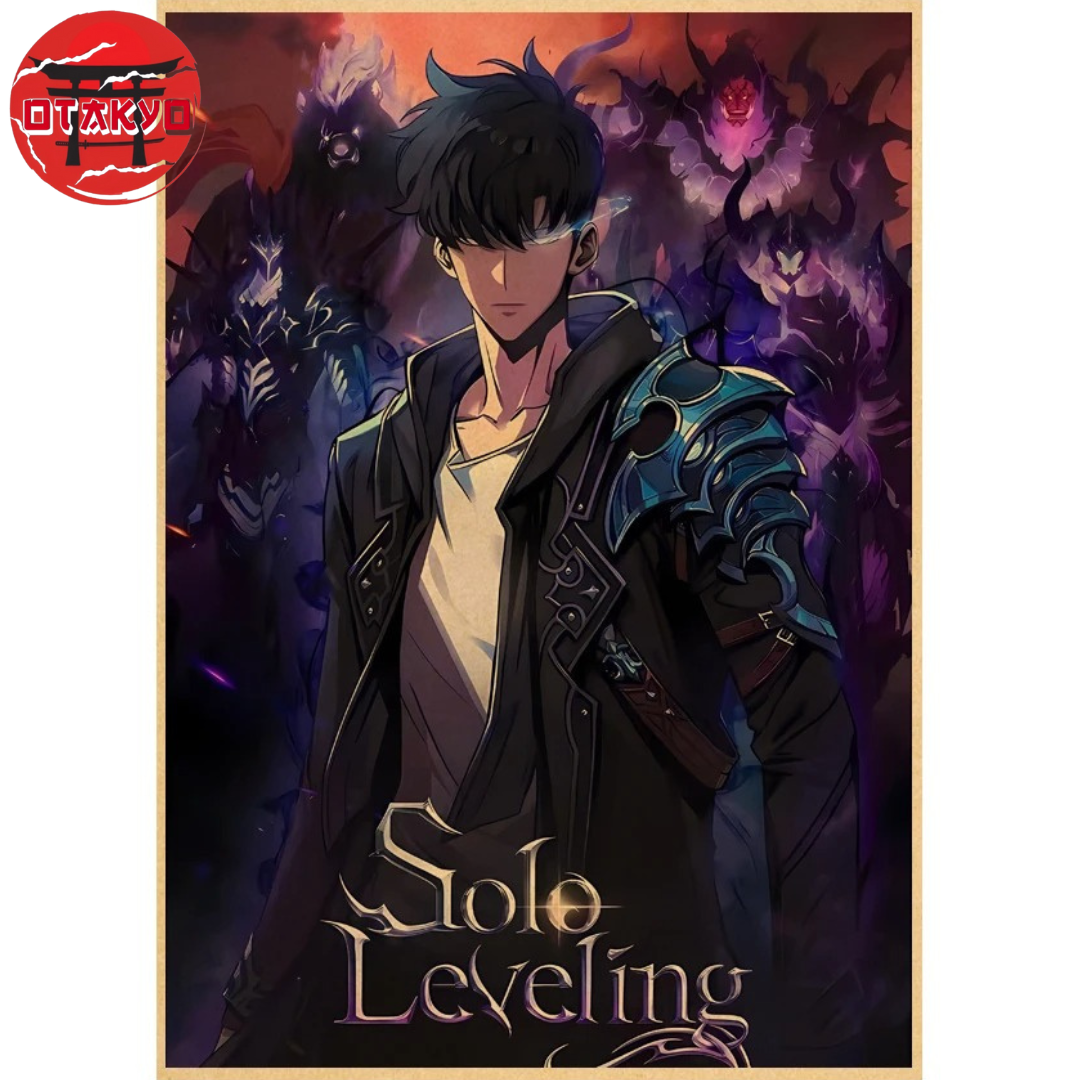 Poster Sung Jinwoo "Armée Des Ombres" – Solo Leveling™