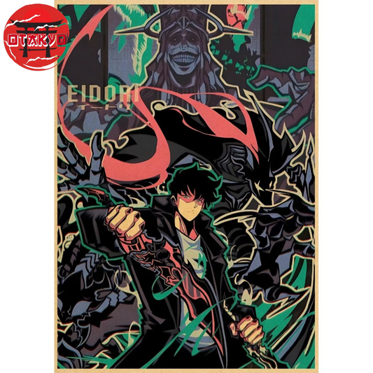 Poster Sung Jinwoo "Confrontation Des Monarques" – Solo Leveling™