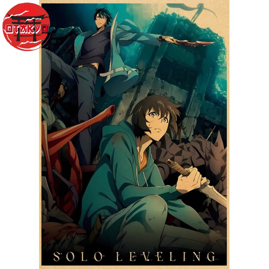 Poster Sung Jinwoo "Début Du Donjon" – Solo Leveling™