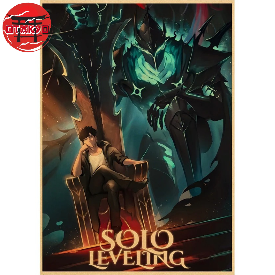 Poster Sung Jinwoo "Trône Des Ombres" – Solo Leveling™