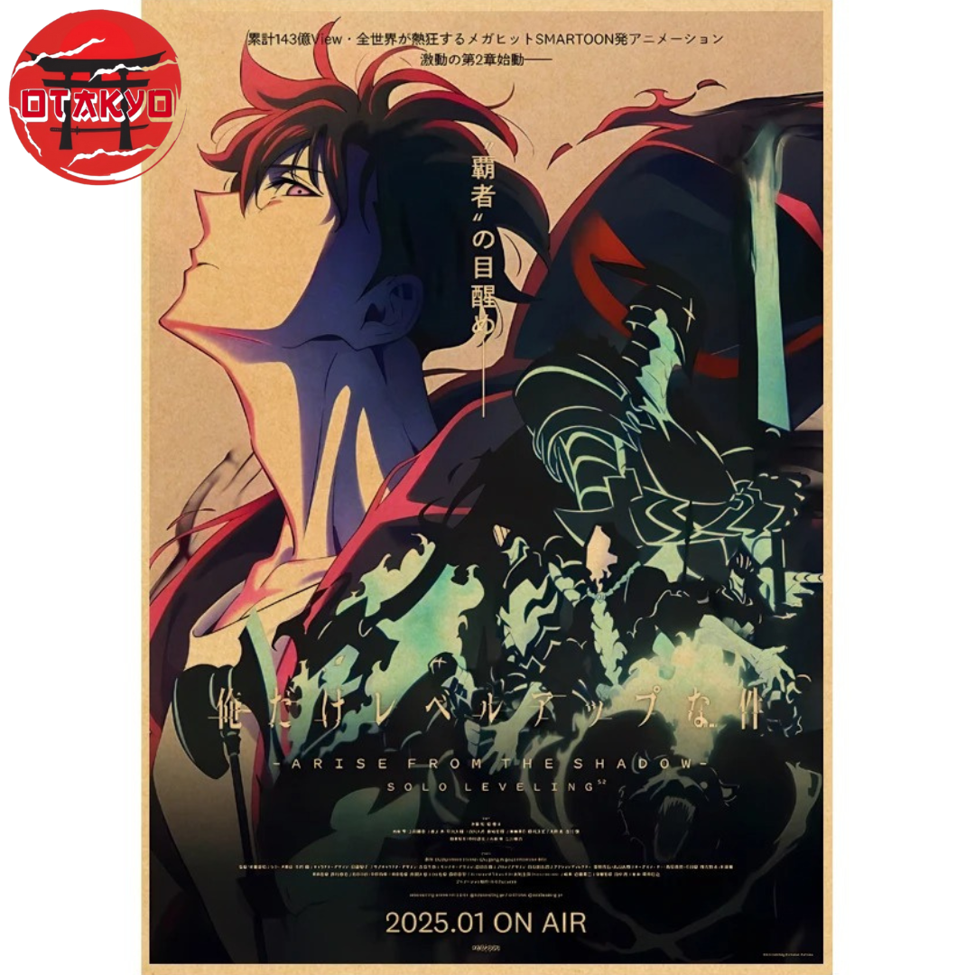 Poster Sung Jinwoo "Éveil Du Monarque" – Solo Leveling™