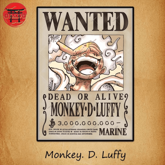 Poster Wanted Luffy "Yonko" - One Piece™