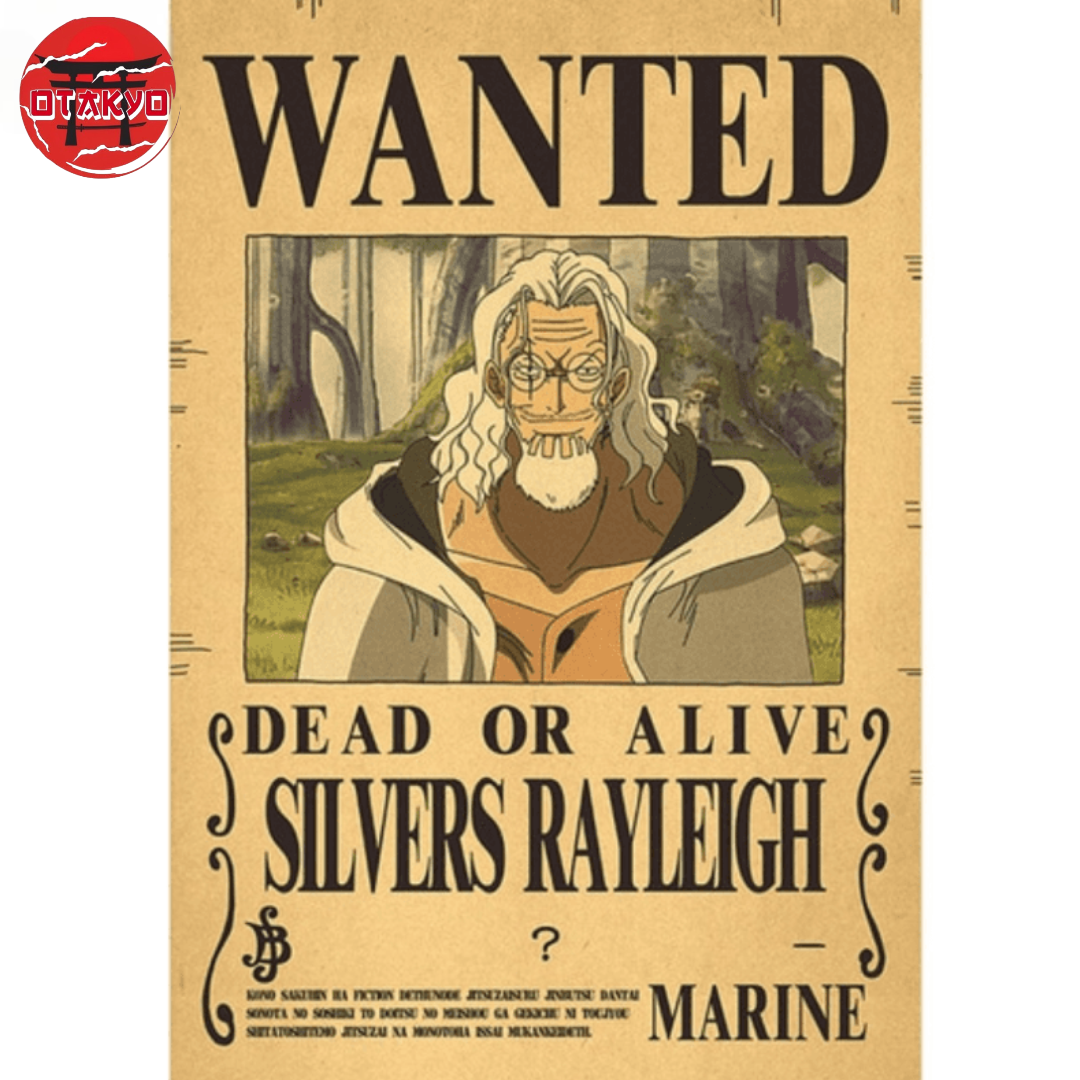 Poster Wanted Silver Rayleigh - One Piece™