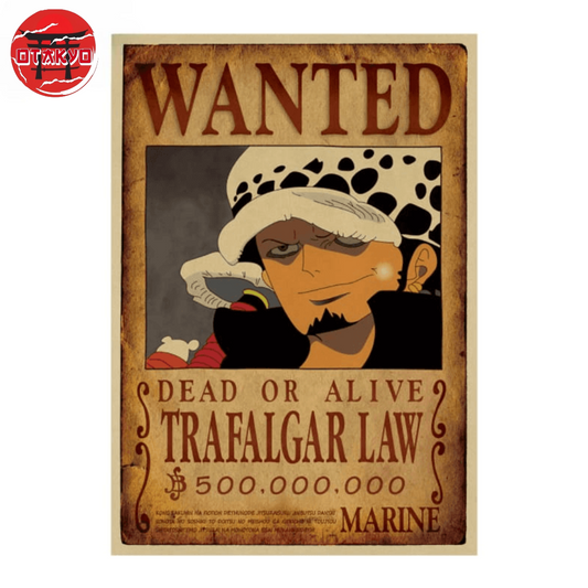 Poster Wanted Trafalgar D. Law - One Piece™