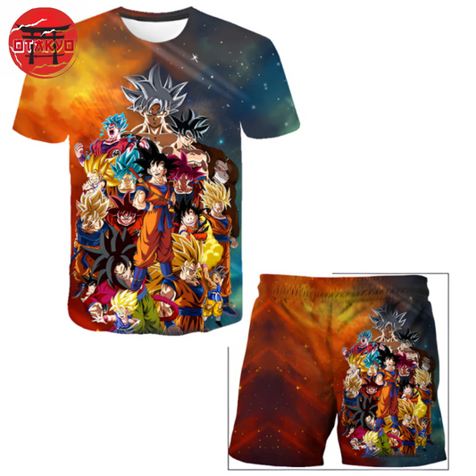 Pyjama Short Goku's Transformations - Dragon Ball Z™