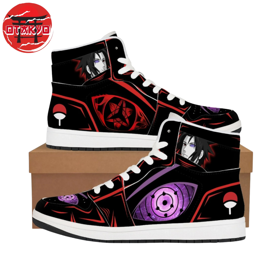 Sneakers Sasuke Uchiwa "Sharingan & Rinnegan" – Naruto Shippuden™