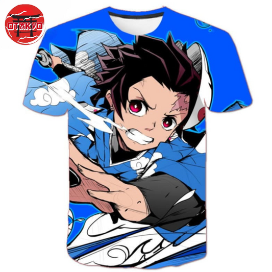 T-Shirt Tanjiro "Eau" - Demon Slayer™