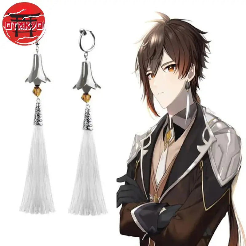Boucles D'oreilles Zhongli - Genshin Impact.™