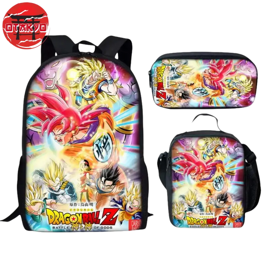 Cartable avec Trousse et Sacoche Battle of Gods - Dragon Ball Z™