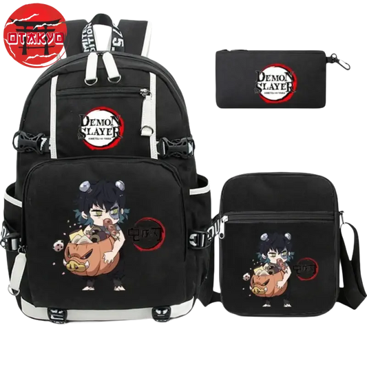Cartable avec Trousse et Sacoche Hashibira Inosuke - Demon Slayer™