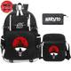 Cartable avec Trousse et Sacoche Itachi Uchiwa - Naruto Shippuden™