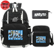 Cartable avec Trousse et Sacoche Kakashi - Naruto Shippuden™