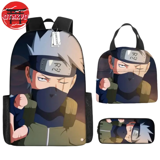 Cartable avec Trousse et Sacoche Kakashi Storm 3 - Naruto Shippuden™