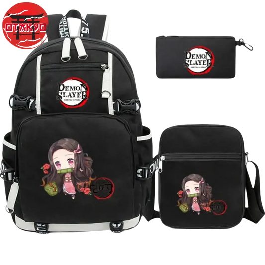 Cartable avec Trousse et Sacoche Kamado Nezuko - Demon Slayer™