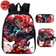 Cartable avec Trousse et Sacoche Le Souffle du Soleil - Demon Slayer™