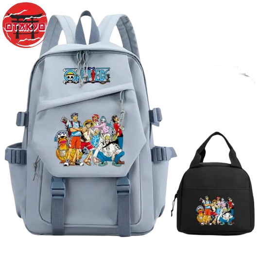 Cartable avec Trousse et Sacoche Les Mugiwara à Alabasta - One Piece™