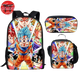 Cartable avec Trousse et Sacoche Les Transformations de Goku - Dragon Ball Z™