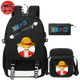 Cartable avec Trousse et Sacoche Luffy Chapeau de Paille - One Piece™