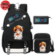 Cartable avec Trousse et Sacoche Luffy - One Piece™