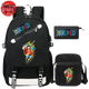 Cartable avec Trousse et Sacoche Luffy roi des Pirates - One Piece™