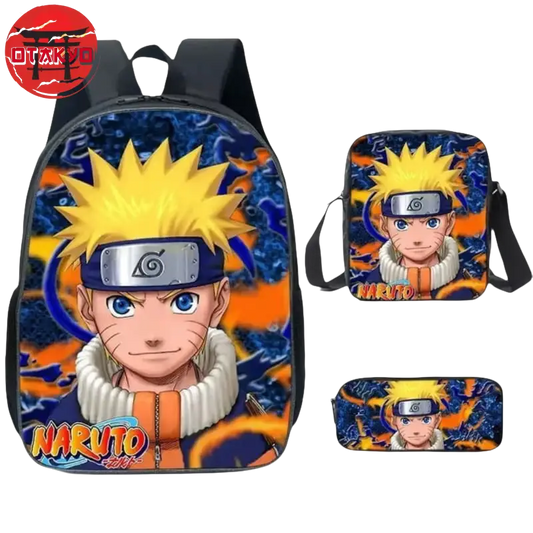 Cartable avec Trousse et Sacoche Naruto Genin - Naruto Shippuden™