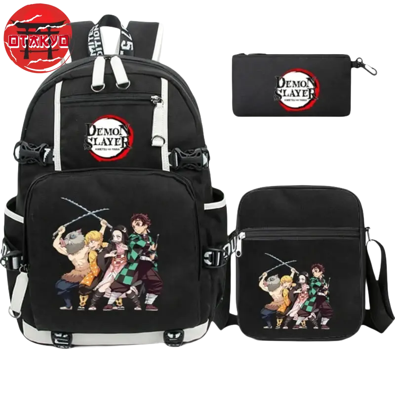 Cartable avec Trousse et Sacoche Pourfendeurs - Demon Slayer™