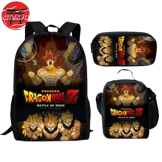 Cartable avec Trousse et Sacoche Saiyan Légendaire - Dragon Ball Z™