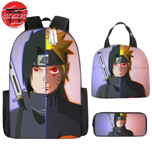 Cartable avec Trousse et Sacoche Sasuke x Naruto Storm3 - Naruto Shippuden™