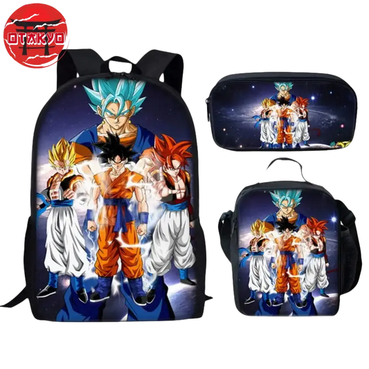 Cartable avec Trousse et Sacoche Super Goku - Dragon Ball Z™
