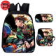 Cartable avec Trousse et Sacoche Tanjiro Feu & Eau - Demon Slayer™