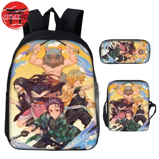 Cartable Tanjiro x Nezuko x Zenitsu x Inosuke - Demon Slayer™