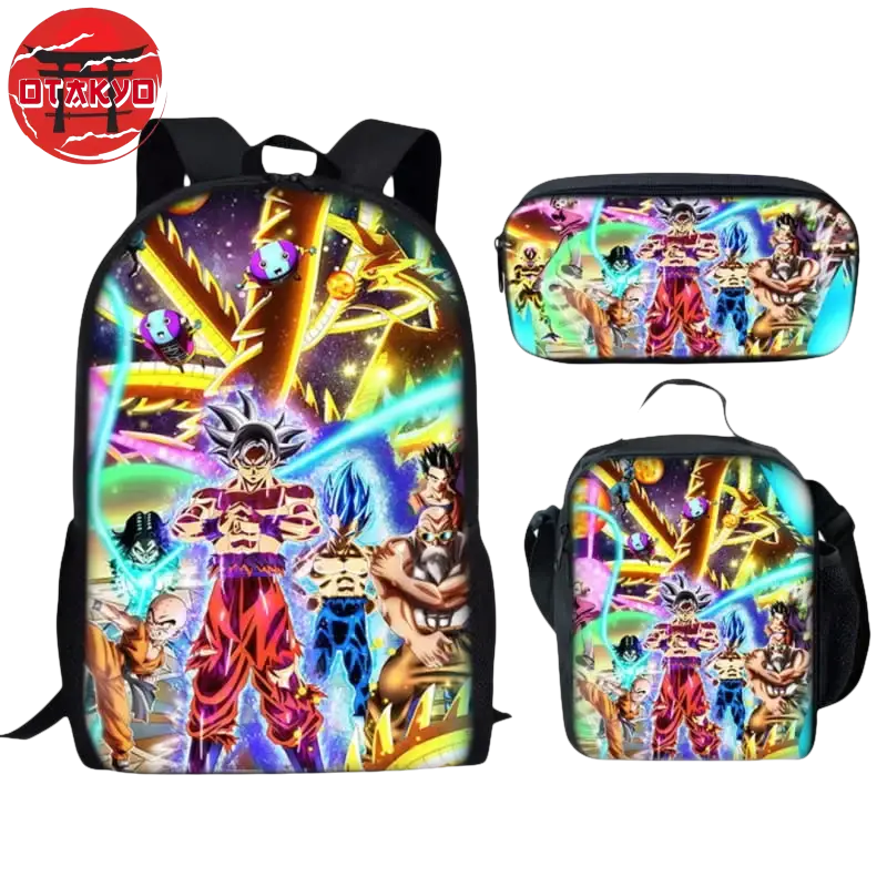 Cartable avec Trousse et Sacoche Tournoi du Pouvoir - Dragon Ball Z™