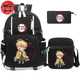 Cartable avec Trousse et Sacoche Zenitsu - Demon Slayer™