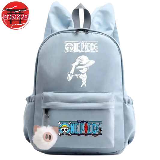 Cartable Luffy Bleu Claire - One Piece™