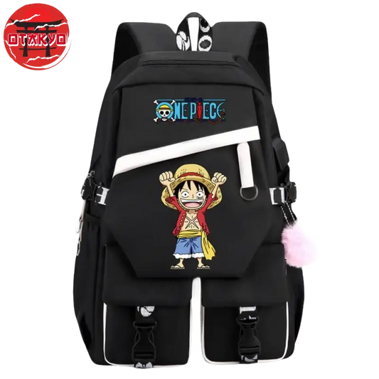 Cartable Luffy Noir - One Piece™