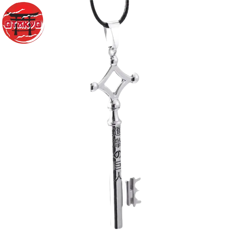 Collier Clé d'Eren Argentée - Attaque des Titans™
