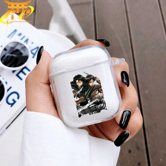 Coque Airpods Eren et Livaï - Attaque des Titans™ - Otakyo : N°1 des ventes de figurine en ligne