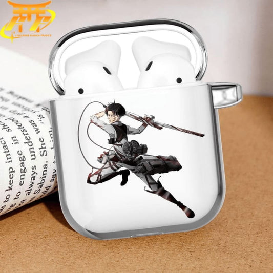 Coque Airpods Livaï en mode combat- Attaque des Titans™ - Otakyo : N°1 des ventes de figurine en ligne