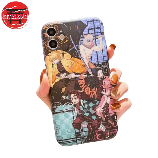 Coque Iphone Tanjiro, Nezkuo, Inosuke et Zenitsu - Demon Slayer ™ - Otakyo : N°1 des ventes de figurine en ligne