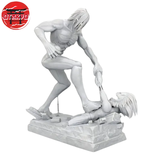Figurine en résine du Titan Assaillant vs Titan Mâchoire - 
