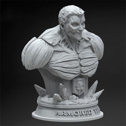 Figurine en résine du Titan Cuirassé - Attaque des Titans