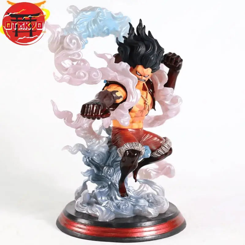 Figurine de Monkey D. Luffy en Gear 4 Bound Man pouvoir débloqué lors de son combat contre Doflamingo, héros du manga One Piece