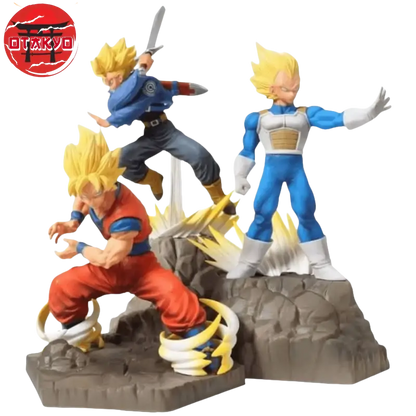 Figurine Son Goku, Vegeta et Trunks - Dragon Ball Z